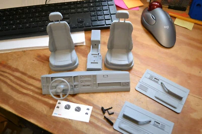 1/10 Scale Jeep Cherokee XJ Comanche 3D Printed Buckets seats Dash Trx4 Axial - Image 1 of 4