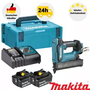 Makita DFN350RFJ Stauchkopfnagler LXT 18V Tacker Nagler Stiftnagler inkl. 2xAkku - Bild 1 von 7