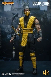 Storm Toys DCMK09 1/6 Scorpion Mortal Kombat Hanzo Hasash 12" Male Model Gift - Picture 1 of 12