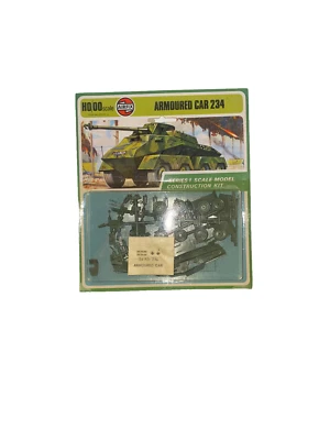 AIRFIX CONSTRUCTION KIT, ARMOURED CAR 234 #01311-0 HO / OO GAUGE, 1973 KIT - Immagine 1 di 3