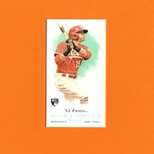 2022 Topps Allen & Ginter TJ Friedl #RDV-8 Mini Rookie Design Variation SP RC