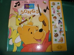 VTG 2000 Pooh Songs Play~A~Sound Book Rare - Picture 1 of 6