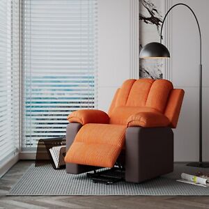 Electric Power Lift Sofa Elderly Heated Vibration Massage Recliner Chair Brown