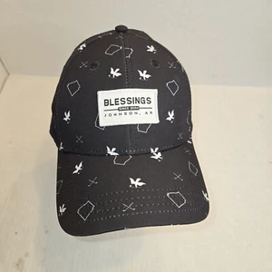 Sombrero de golf Blessings negro correa ajustable de Pukka - Imagen 1 de 6