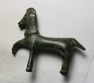 Rare Original Ancient Roman Celtic Greek artifact Horse statue intact patina 1BC - Picture 1 of 5
