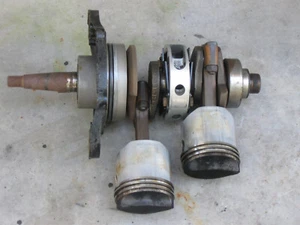 1968 Kiekhaefer Mercury 6 HP Outboard Crankshaft & Pistons Lightning Comet - Picture 1 of 11