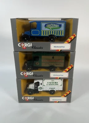 Corgi Classics 1:43 1926 Renault Van Bundle Of 3 In Original Boxes #2 - Image 1 of 4