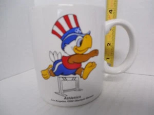 Papel 1984 Los Angeles Olympics Athletics Mug / Cup "Sam The Eagle' Hurdles - Picture 1 of 7