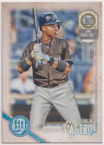 2018 Topps Gypsy Queen #117 Starlin Castro Miami Marlins - Picture 1 of 2