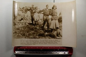 Foto stampa originale d'epoca dei greci marcia per unirsi agli alleati WW2 WWII 8X10 100C - Foto 1 di 3