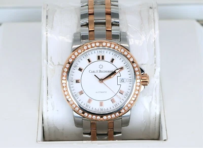 $11,500 Reloj Carl F. Bucherer Patravi Oro Rosa 18K Acero Diamante 0010617072331 Foto 1 de 4