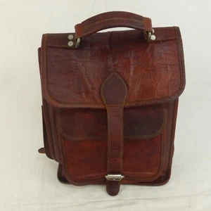 Gusti Leder Tasche Umhängetasche Rucksack Ziegenleder braun - Bild 1 von 17