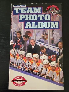 1995/96 FLORIDA PANTHERS ungeschnittenes Kartenblatt Set Teamfotos Boston Market STANLEY - Bild 1 von 3