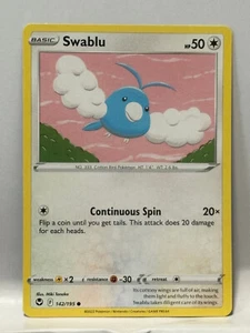 Swablu 142/195 Common Silberner Sturm Pokemon TCG - Bild 1 von 2