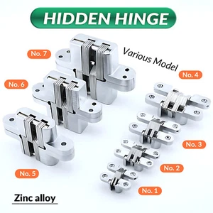 Soss Cabinet Invisible/Hidden Hinge / Concealed Mortice / Various Model / Zinc - Picture 1 of 15