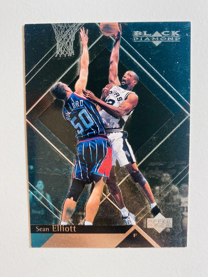 2000 UPPER DECK BLACK DIAMOND #75 SEAN ELLIOTT NM-MT NBA BASKETBALL CARD - Image 1 of 1