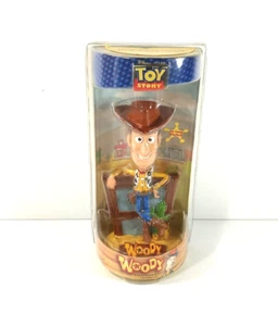 Nos Toy Story Woody Bobblehead Doll Hand Painted Disney Pixar • - Picture 1 of 4