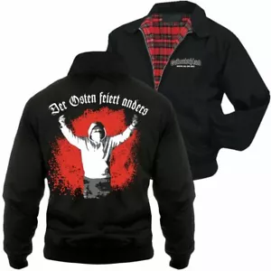 Herren Harrington Jacke Der Osten feiert anders Ostdeutschland Ultras Hooligans - Bild 1 von 4