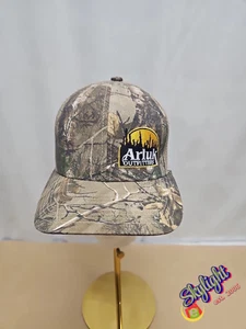 Ajm Men's Multicolor Arluk Outfitters Camo Mesh Trucker Snapback Hat One Size - Picture 1 of 13
