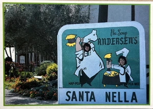 Anderson's Pea Soup Restaurant Santa Nella California CA cartolina non spedita vintage - Foto 1 di 2