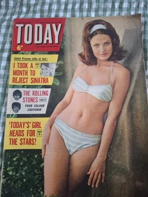 ROLLING STONES : TODAY Magazine 18 JULY 1964 Sinatra Lyn Davies Womens Institute Foto 1 de 4