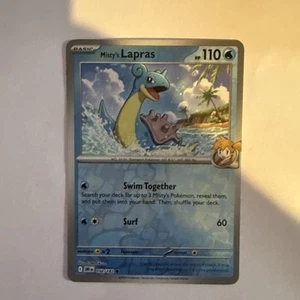 Misty's Lapras 050/182 Sv10: Destined Rivals Holograma Inverso - Imagen 1 de 2