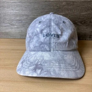 Levis Hat Cap Strap Back Womens Blue Gray Tie Dye Adjustable - Picture 1 of 9