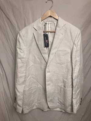 Blazer Vineyard Vines Lino Texturizado Talla Piedra Para Hombre 38R Nuevo con Etiquetas Precio de venta sugerido por el fabricante $295 Chaqueta Foto 1 de 4