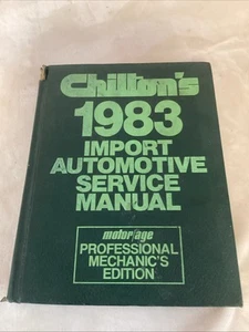 Chiltons 1983 Import Automotive Service Manual 1976-83 #7350 Pro Mechanics Ed - Bild 1 von 5