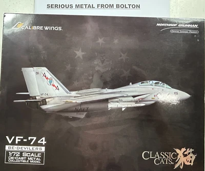 * CALIBRE WINGS CA721410 CLASSIC CATS TOMCAT F14 VF-74 1:72 SCALE * - Image 1 of 3