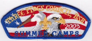 CSP - THREE FIRES COUNCIL - SA-13 - CAMP 2003 - 2000 MADE - Bild 1 von 1