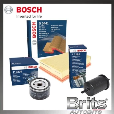 Kit de servicio Bosch compatible con Renault Megane MK2 1.6 (2002-2009) - Filtros de combustible de aceite de aire Foto 1 de 4