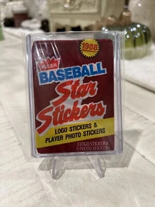 MLB 1988 FLEER STAR STICKERS UNOPENED PACK with Stickers in Display Case - Picture 1 of 2