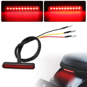 Universal Motorcycle LED Rear Tail Running Stop Mini Strip Brake Light Red ATV - Imagen 1 de 12