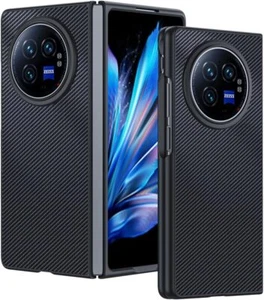 Ultra Thin PC Protective Case Carbon Fibre Texture Case for Vivo X Fold 3 Pro - Picture 1 of 15
