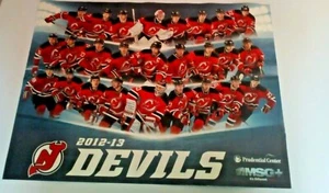 New Jersey Devils SGA 2012-2013 Team Photo Poster Brodeur-Elias-Salvador-Zajac - Picture 1 of 1