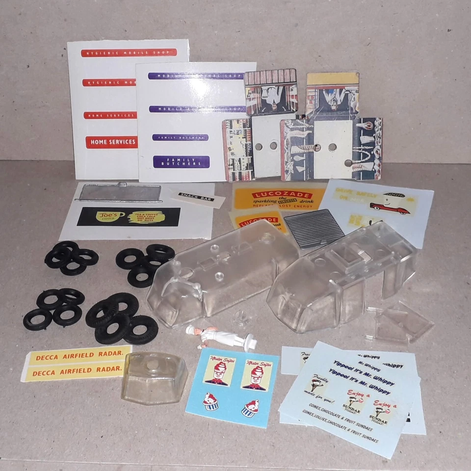 Corgi Smiths Karrier Shop Bantam Softee Butcher Decca - Choose from Parts List - Image 1 of 1