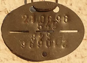 Fallschirmjäger Erkennungsmarken Hundemarke - Bild 1 von 2