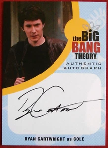 THE BIG BANG THEORY - RYAN CARTWRIGHT - Hand Signed Autograph Card RC1 - Picture 1 of 2