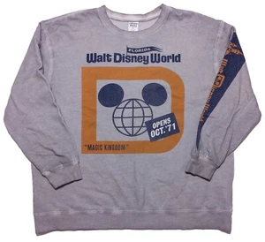 Sudadera DISNEY WORLD Colección Bóveda 50 Magic Kingdom Gris Tie Dye Grande L - Imagen 1 de 9