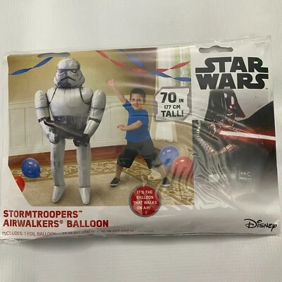 Globo 70" Star Wars Mylar Stormtrooper Airwalkers 1 pieza suministros para fiestas Foto 1 de 2