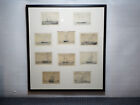 10 CJA WILSON Signed Etchings Of Early Boston Pilot Boats In Framed Presentation