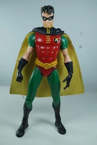 Figura de acción Batman Battle Board clásico Robin rojo verde Mattel 2003 DC rara - Imagen 1 de 7