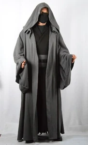 Gray warrior suit. Jedi costume. Cosplay costume. Halloween costume. - Picture 1 of 9