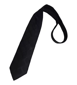 GIORGIO ARMANI Black/Navy Geometric Silk Blend LUXURY Tie ITALY - Picture 1 of 5