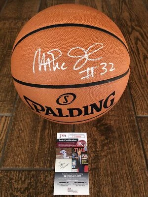 Lakers Magic Johnson Autographed Official Game Basketball Beckett Witnessed Coa - Image 1 of 4