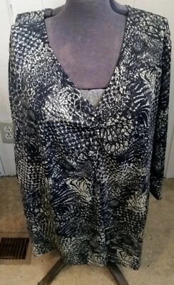 Hermosa Blusa Sag Harbor Talla 3X Foto 1 de 4