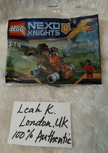 100% Genuino Lego 30374 NEXO KNIGHTS El Lanzador de Lava 7-14 años/o ~ Bolsa de Polietileno Sin Abrir - Imagen 1 de 2