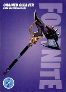 2021 Panini Fortnite Series 3 H19 Chained Cleaver / Chill-Axe Rare