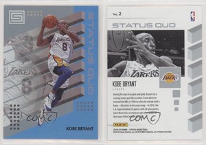 2018-19 Panini Status Quo Blue Kobe Bryant #2 HOF